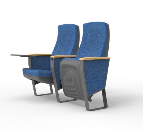 lecture theater seating with writing tablet 18