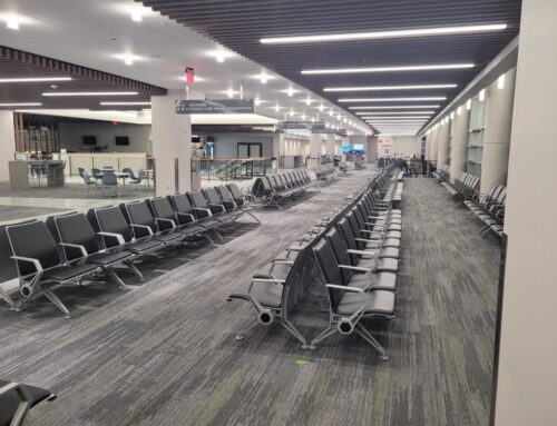 Проект зоны ожидания в аэропорту США — LS-535XB